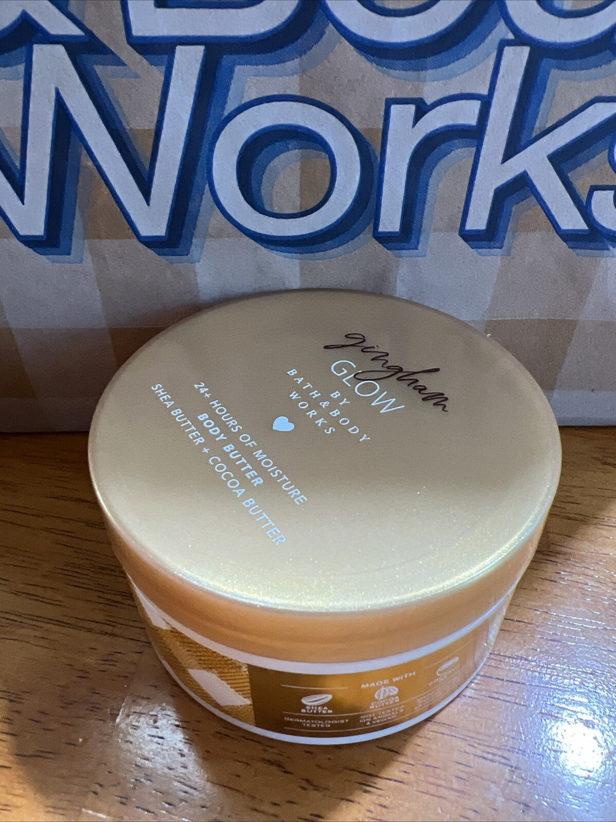Gingham GLOW Body Butter 6.5 oz Bath & Body Works NEW Free Shipping