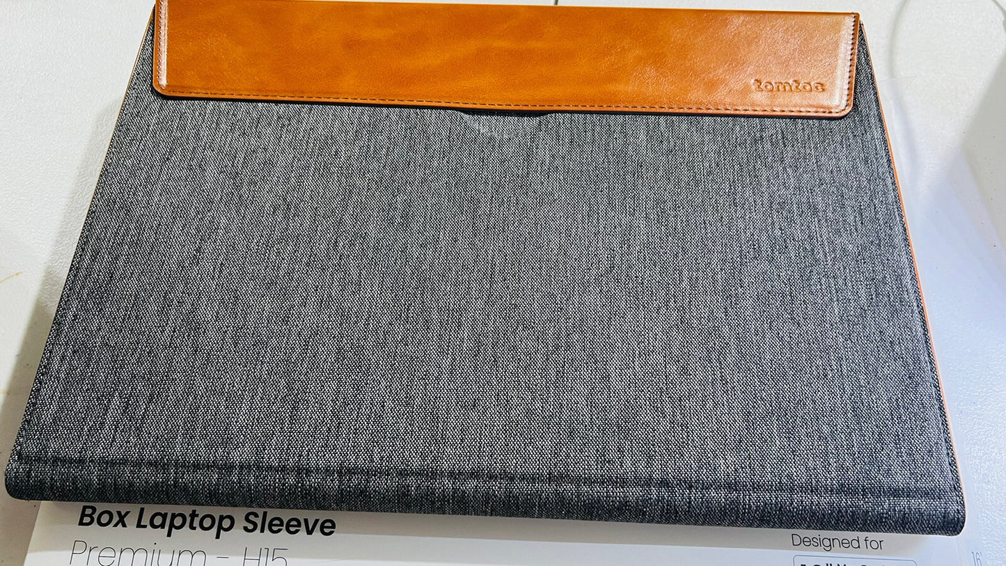 Tomtoc Box Laptop Sleeve Premium For 16” Mac Book Pro New