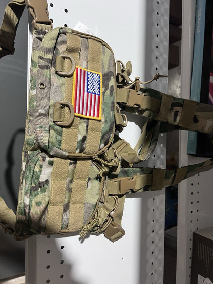 New High Quality Chest Rig Tactical Vest Pack Pouch System Waist Men Nylon