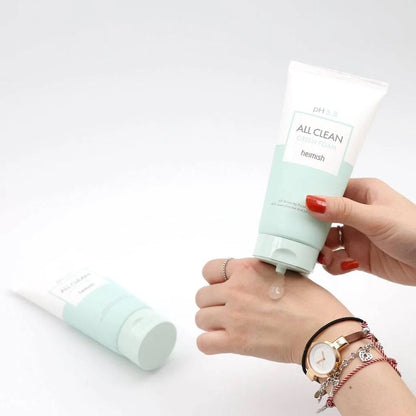 Heimish All Clean Green Foam Cleanser pH 5.5 / 150g  Vegan Cleanser NIB