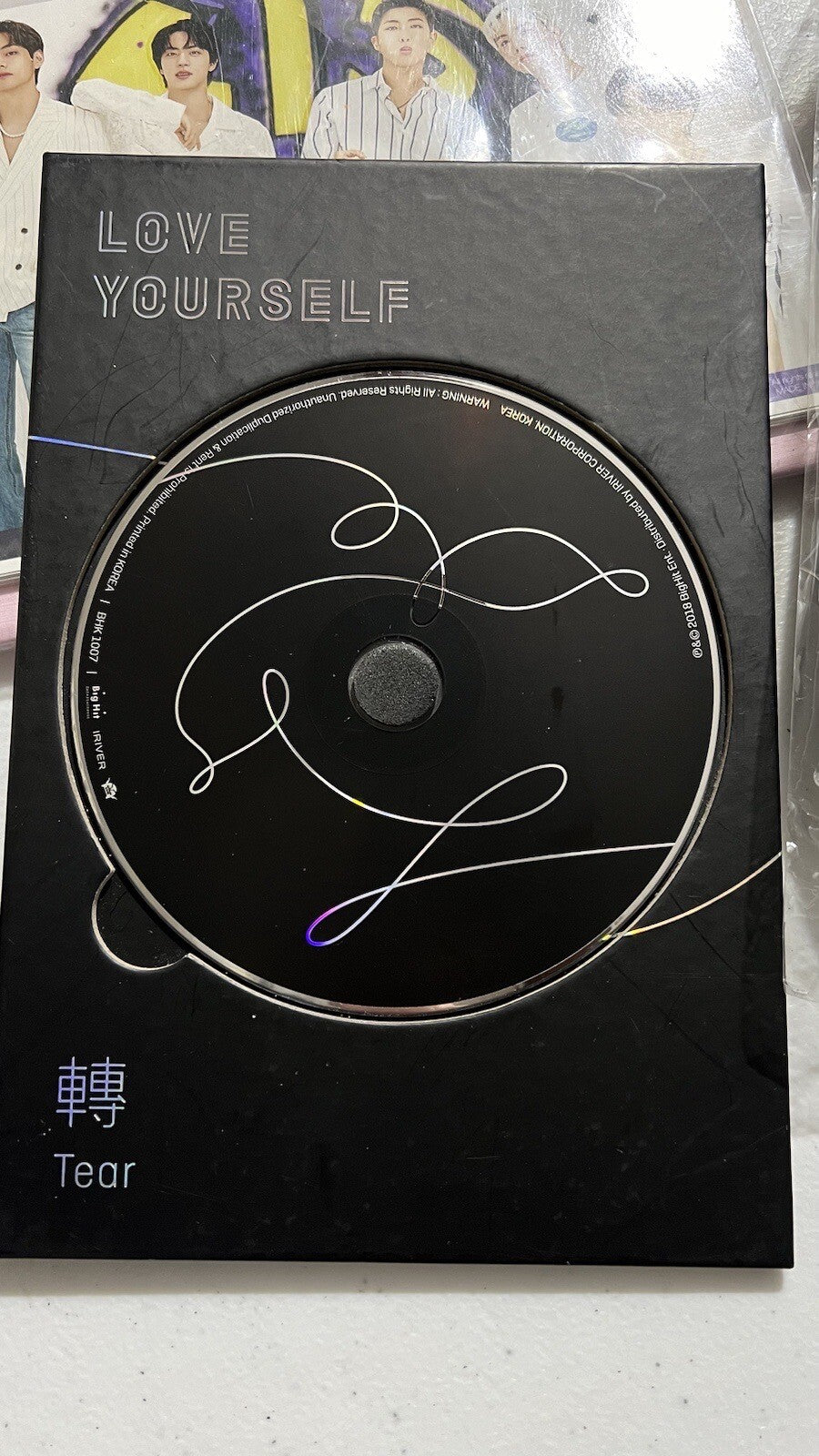 BTS KPop, TEAR No Photo Cards + 2022-2023 Photo Calendar+ Crossbody Bag