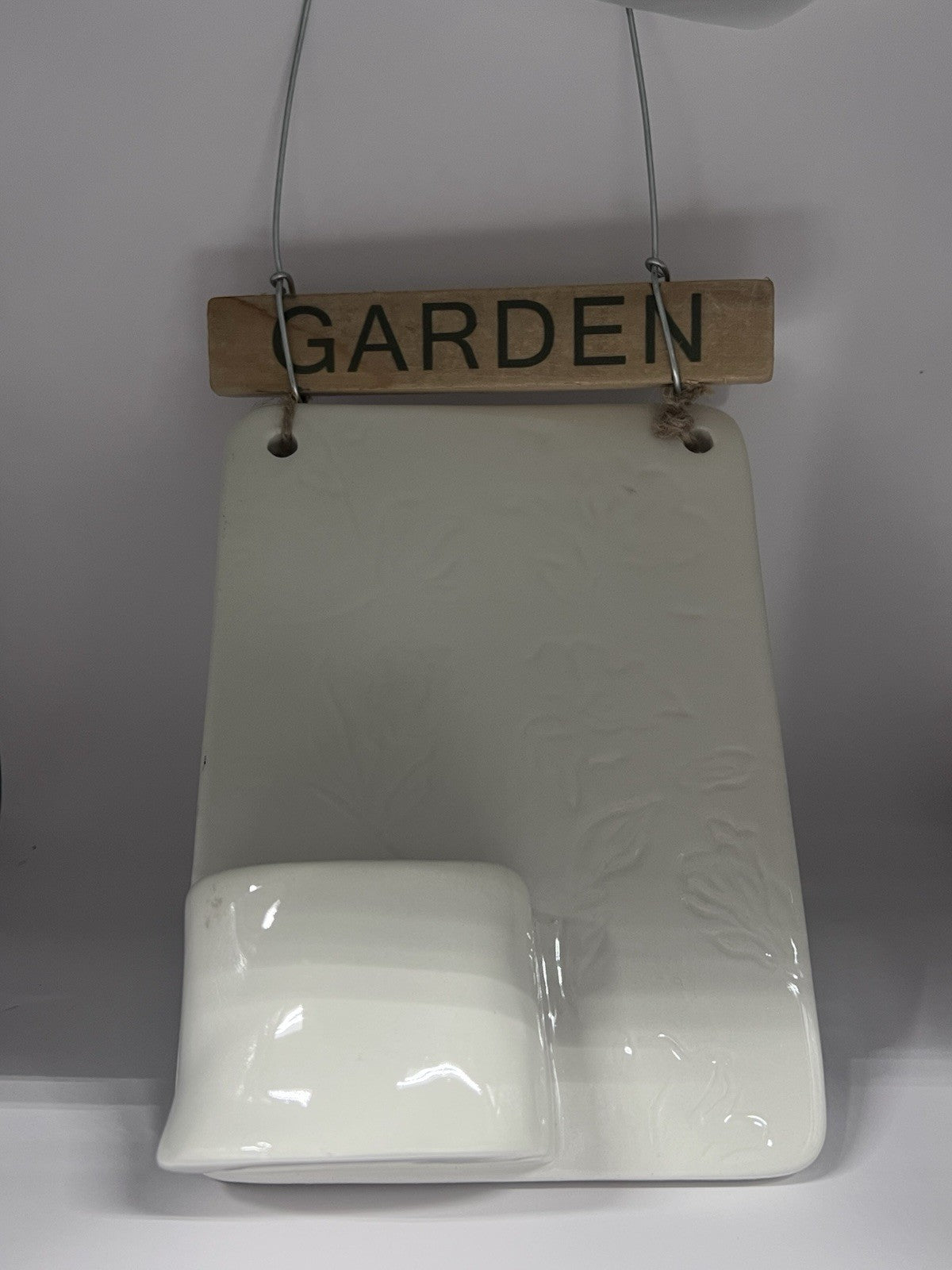 Small White Wall Hanging Planter Ceramic Planter New