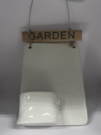 Small White Wall Hanging Planter Ceramic Planter New