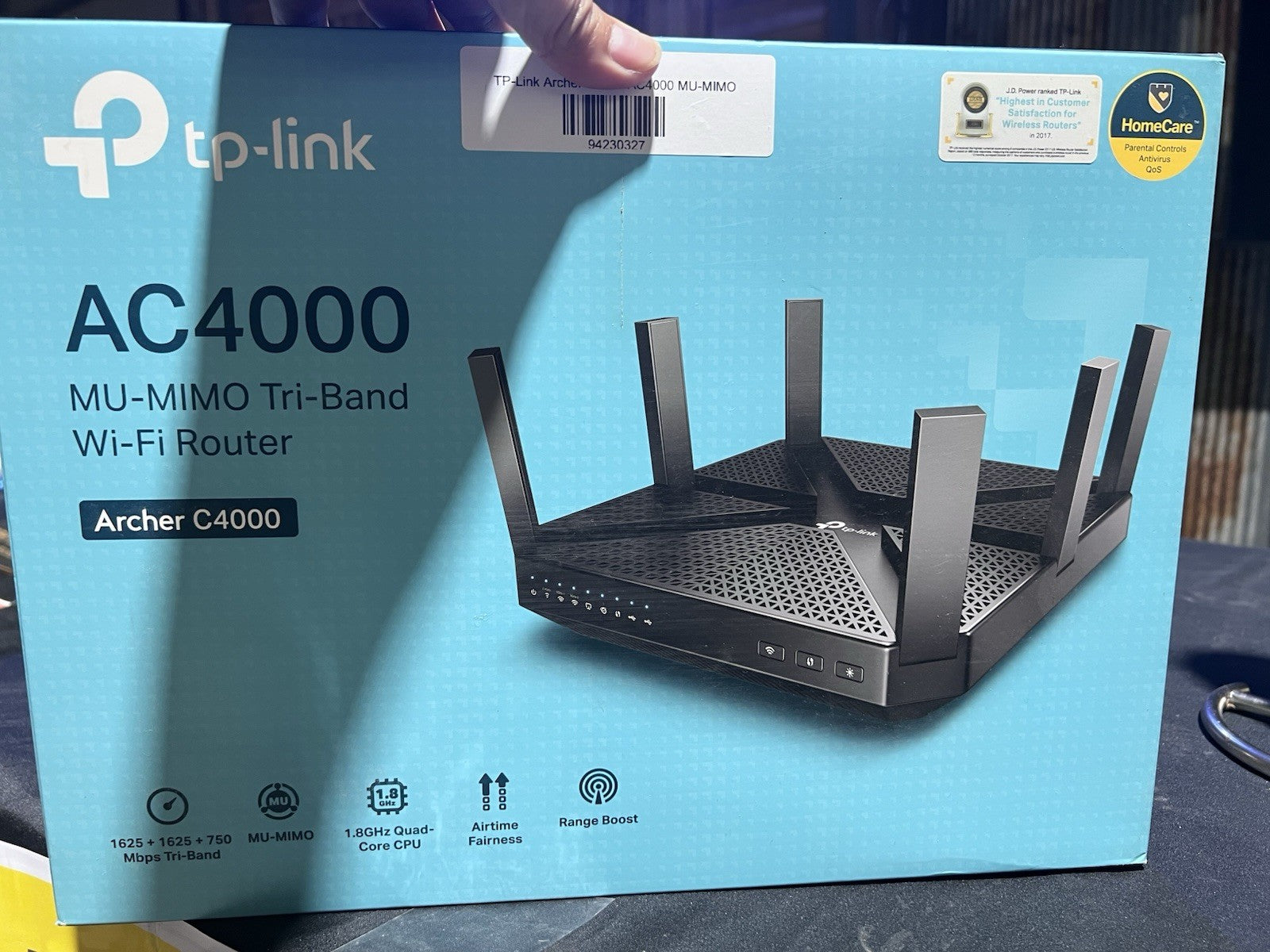 TP-LINK Archer C4000 AC4000 + TP-Link  Wi-Fi Router Tri-band