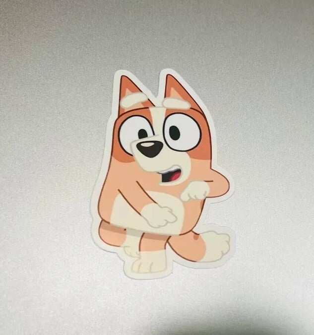 Bluey Stickers Die Cut ( Cricut Made) 3"x 2" New ( Select your Design)