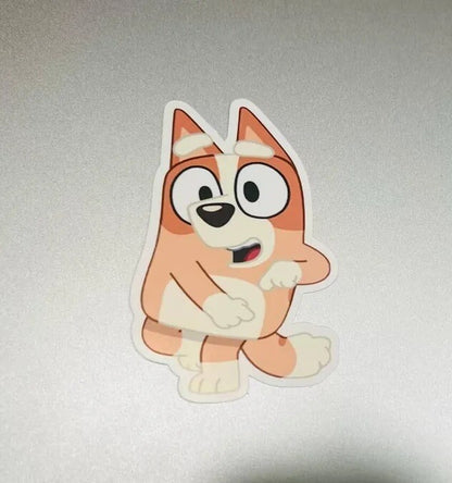 Bluey Stickers Die Cut ( Cricut Made) 3"x 2" New ( Select your Design)