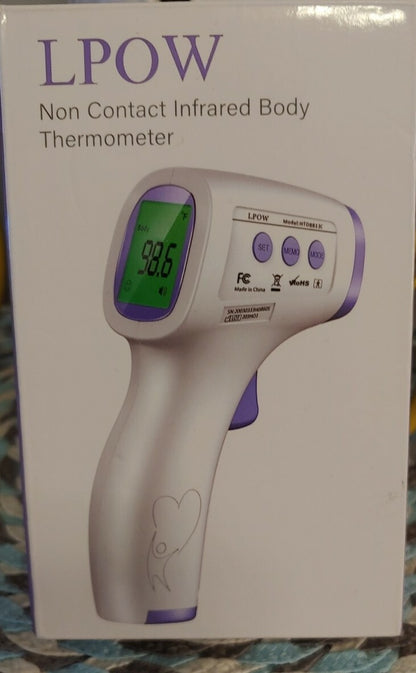 LPOW Non Contact Infrared Thermometer for Adults and Kids