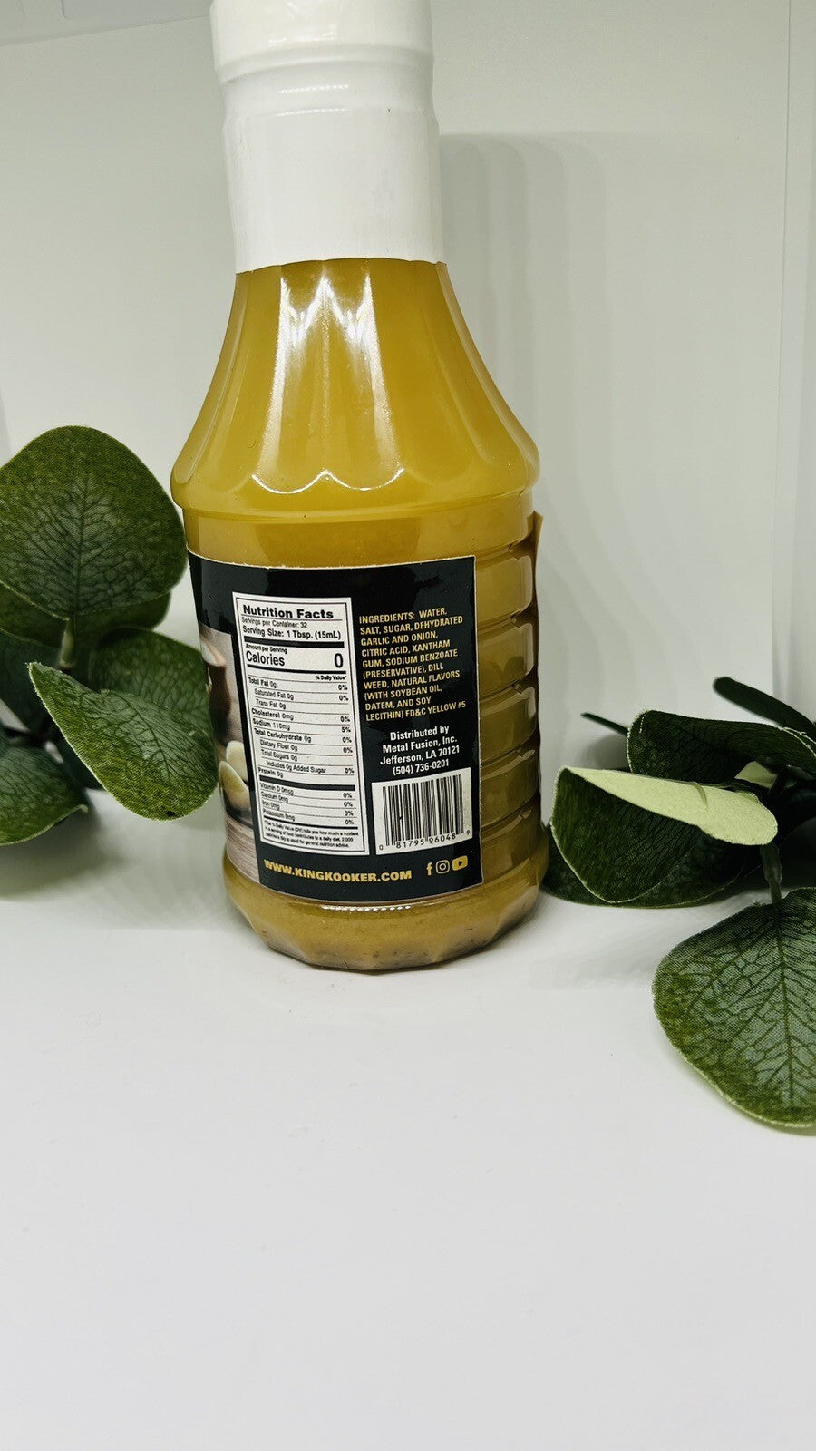King Kooker Garlic Butter Injectable Marinade 16-Ounce 1 Bottle