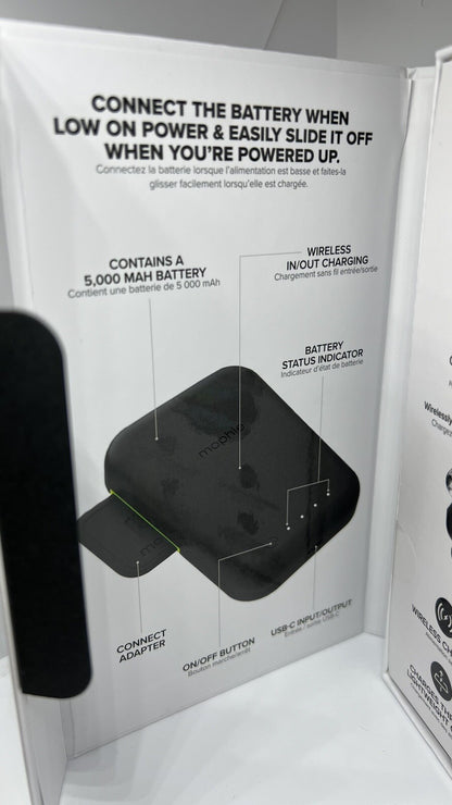 Mophie Juice Pack Connect Compact -5,000 mAh Battery w/stand Included New In Box