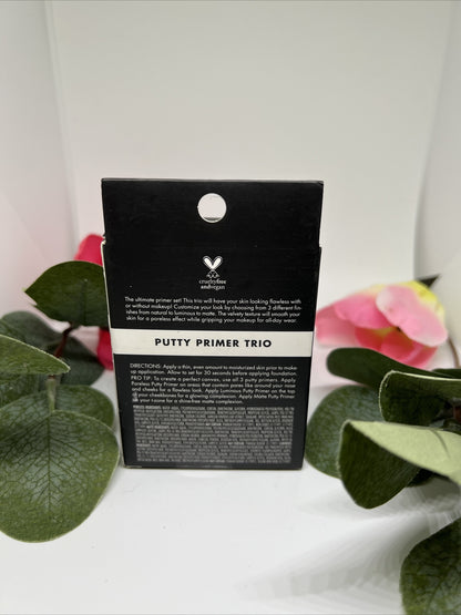 E.L.F. Putty Primer Trio Poreless Matte & Luminous Putty Primers - 0.14oz Each