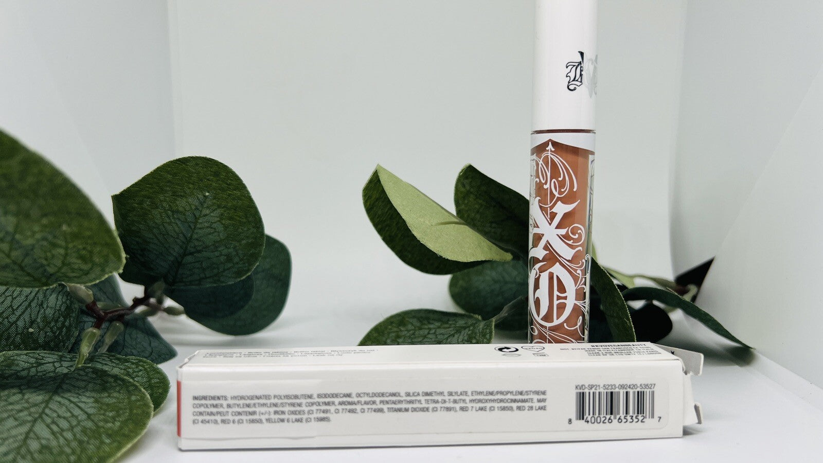 KVD Kat Von D XO High Shine Lip Gloss CAMELLIA 10 Brand New In Box Authentic!