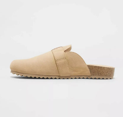 Cat & Jack Youth Girls' Cognac Brown Perry Soft Textured Slip-On Clogs Size 13