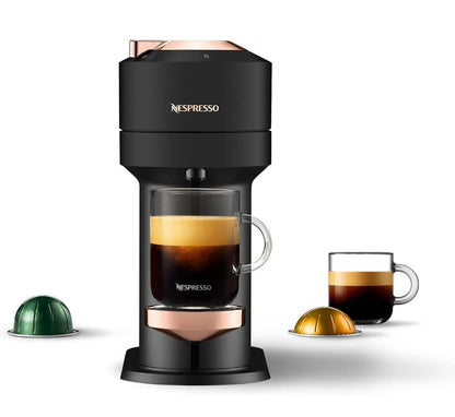 Vertuo Coffee and Espresso Maker, Black Matte Rose Gold New Openbox