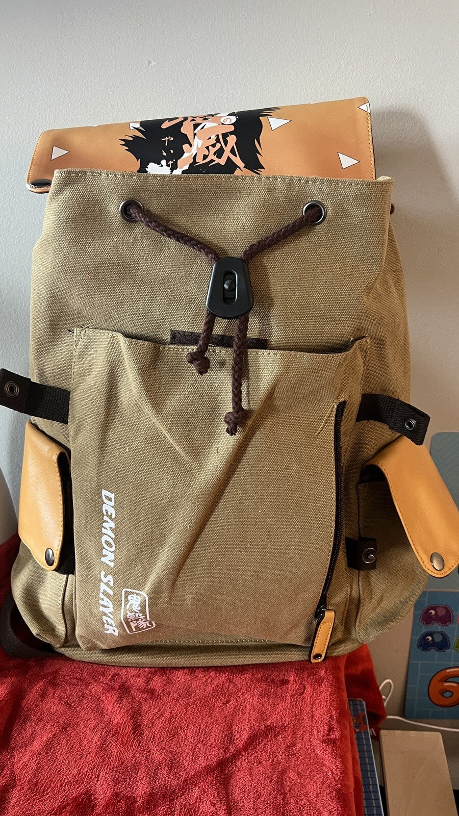 Japanese Anime Agatsuma Senitsu Laptop Backpack Large Capacity New Without Tags
