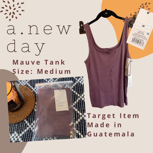 Women's Slim Fit Tank Top /A New Day™ / Mauve Medium  NWT