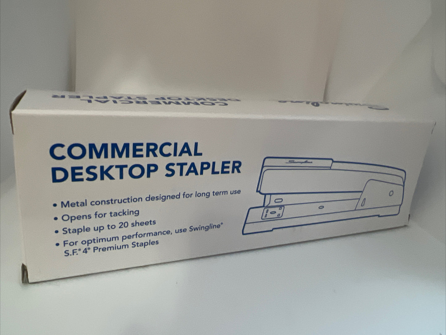 Stapler Desktop Swingline ( Opens For Tacking w/ 20 Sheet Capacity) Black