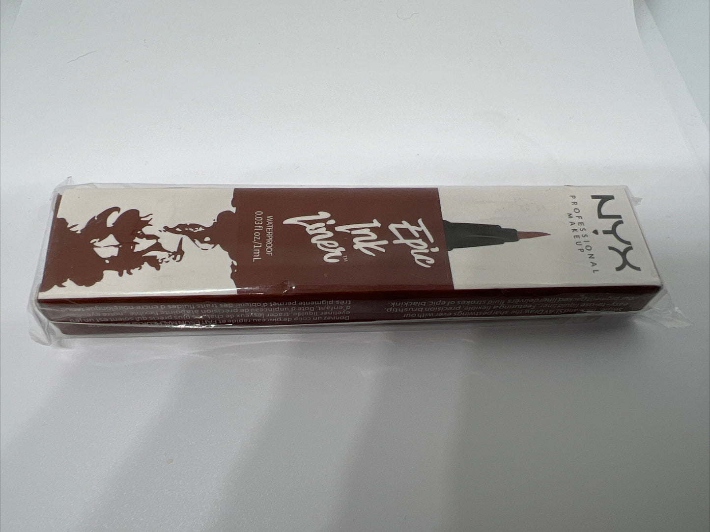 NYX PROFESSIONAL Epic Ink Liner, Waterproof Eyeliner Brown , EIL02 Vegan  New