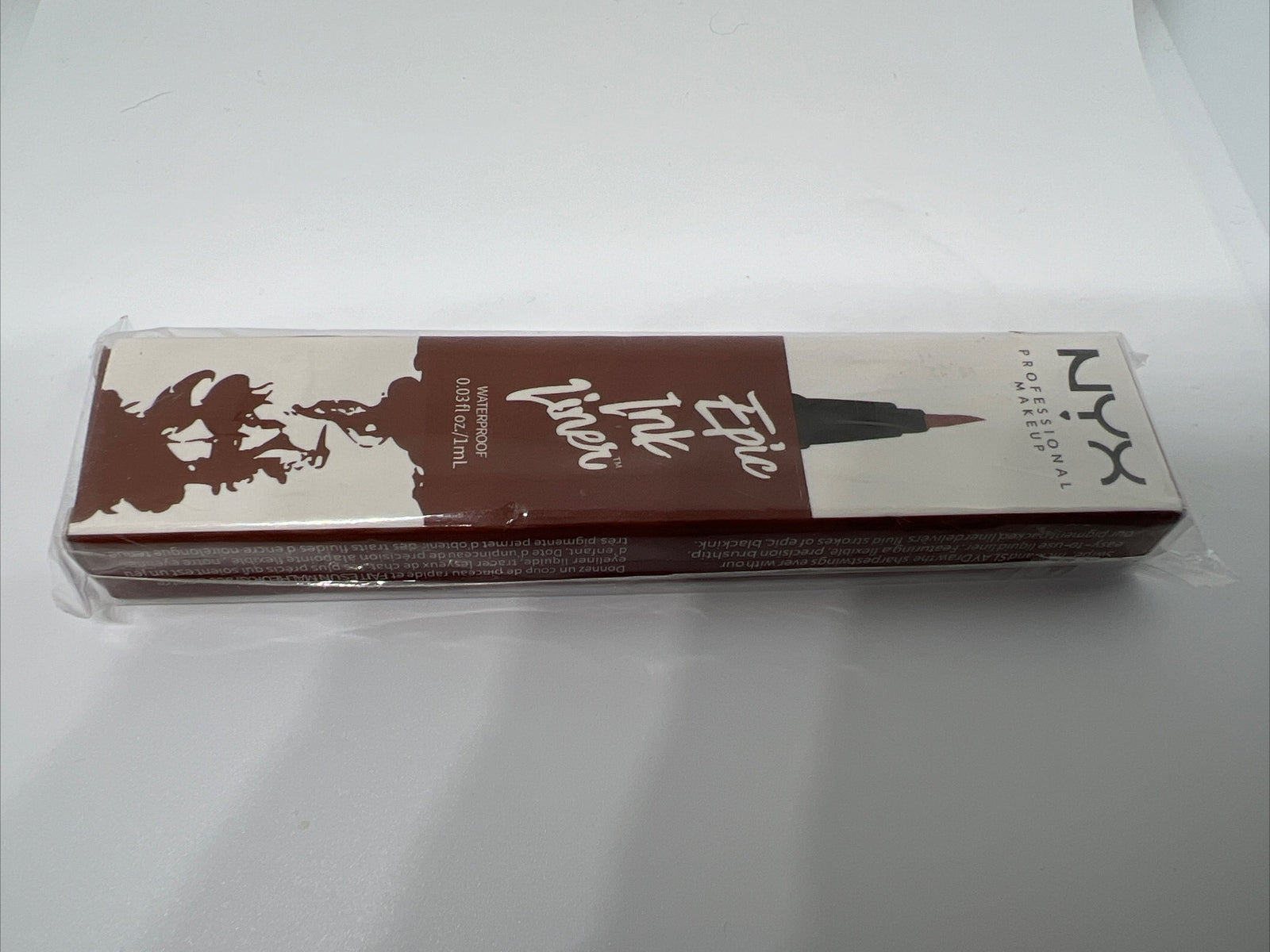 NYX PROFESSIONAL Epic Ink Liner, Waterproof Eyeliner Brown , EIL02 Vegan  New