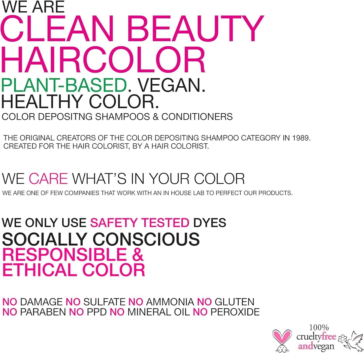 CELEB LUXURY VIRAL HAIR COLOR /COLOR WASH COLOR SHAMPOO ROSE GOLD  8.25oz
