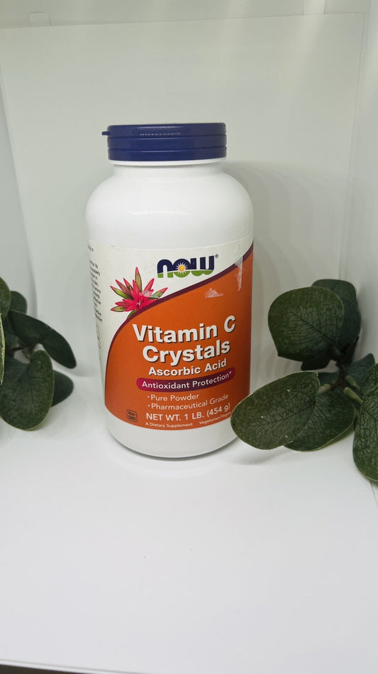 Now vitamin c crystals ascorbic acid Antioxidant protection 1 LB New