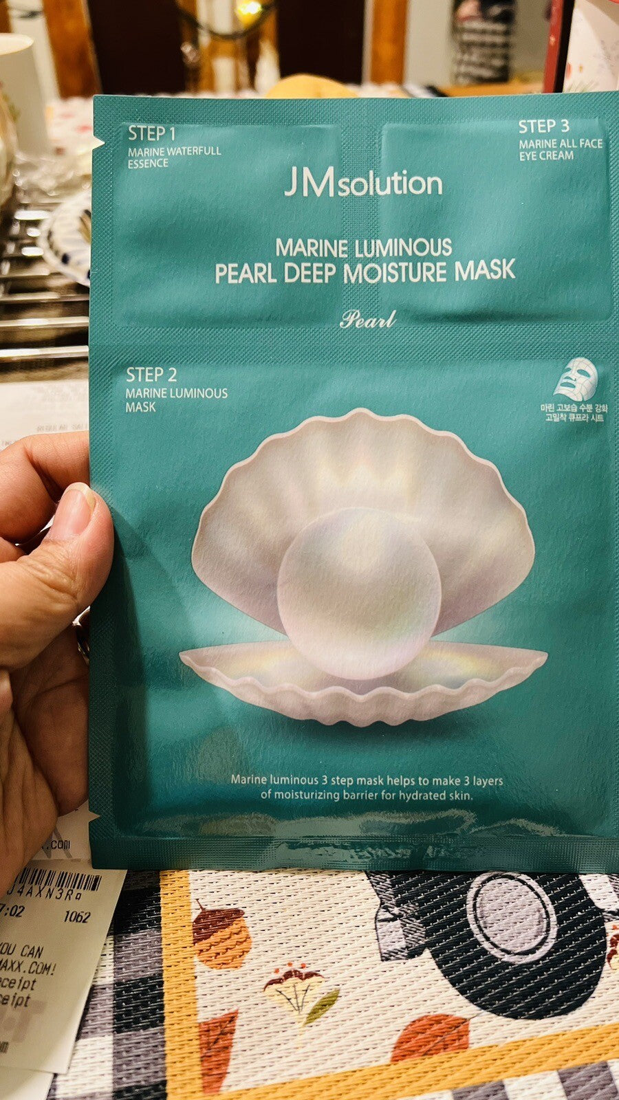 JM Solution Marine Luminous Pearl Deep moisture Mask 10pc Box