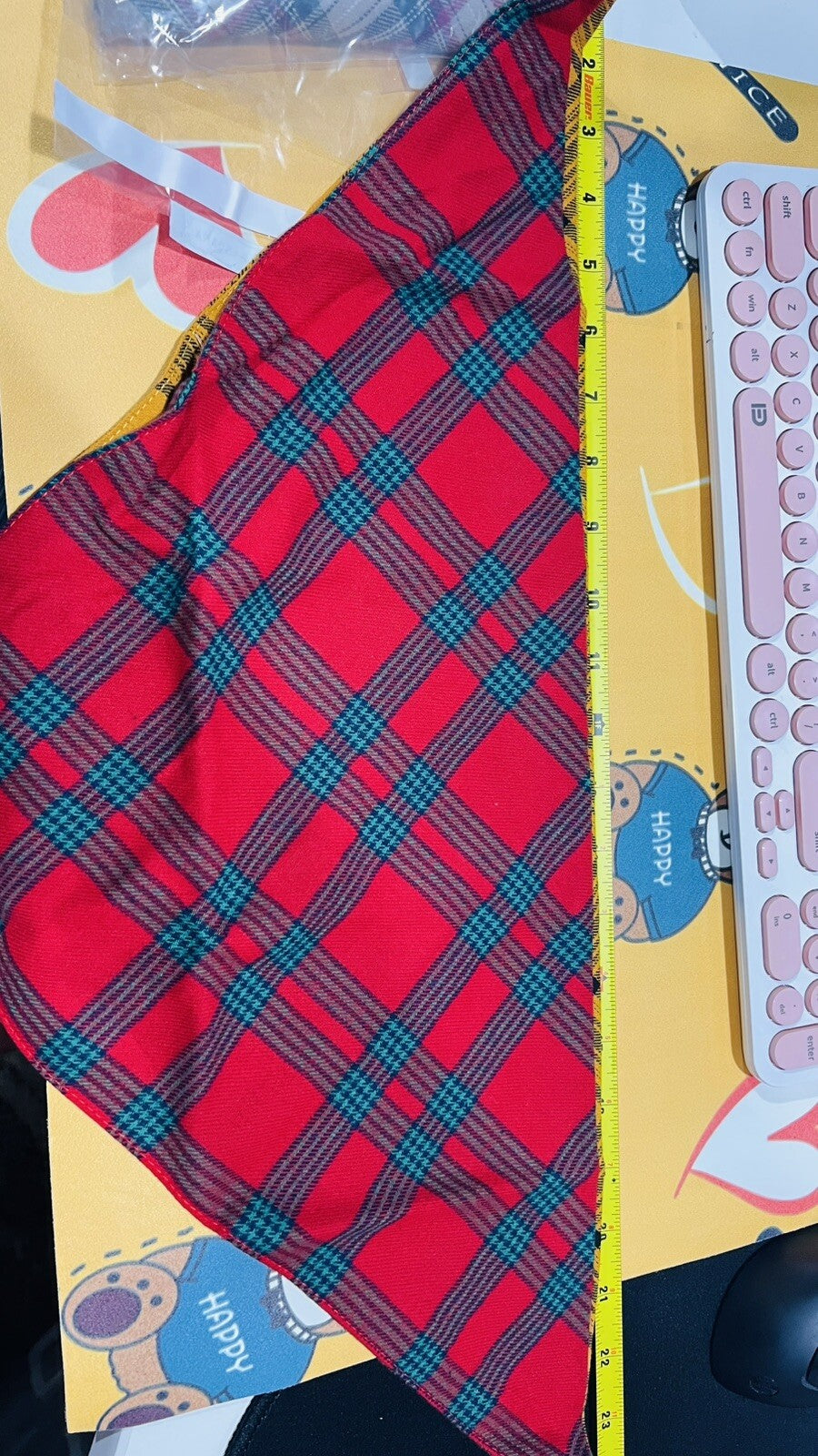 4 Christmas Plaid Dog Bandana For Christmas Holidays