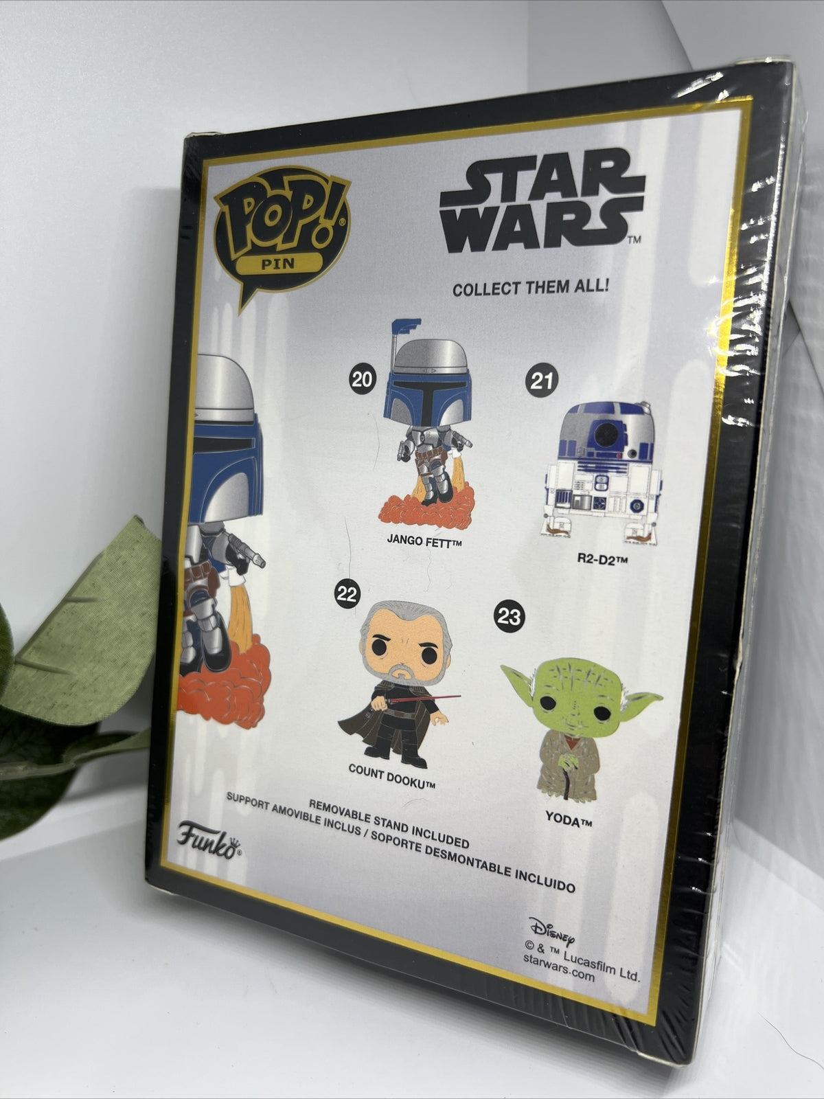 Funko POP! Pin - Star Wars: Jango Fett #20 Brand New In Box - Sealed