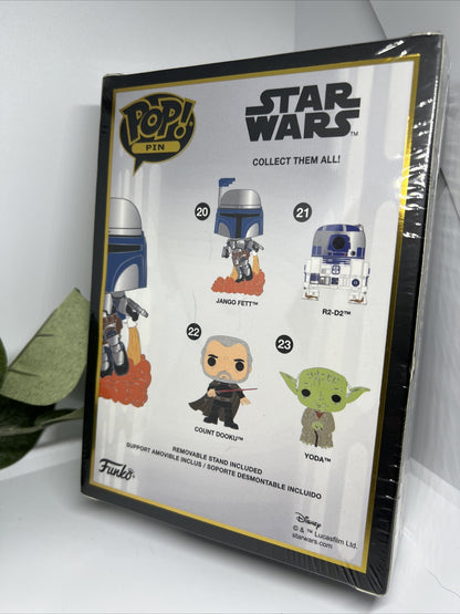 Funko POP! Pin - Star Wars: Jango Fett #20 Brand New In Box - Sealed