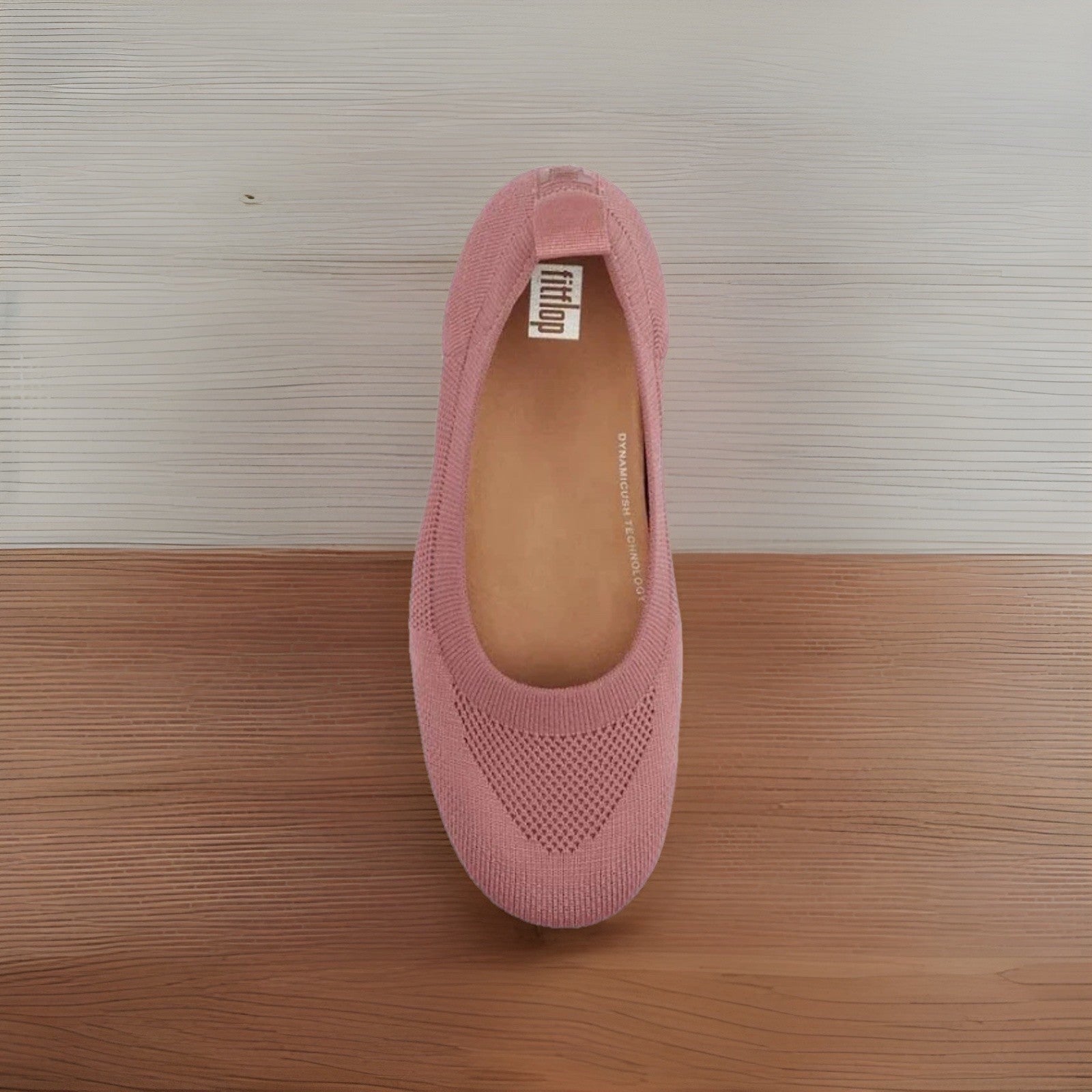 fitflop™ Women's 6.5 Allegro Multi-Knit Ballet Pumps Slip-On Shoes in Warm Rose