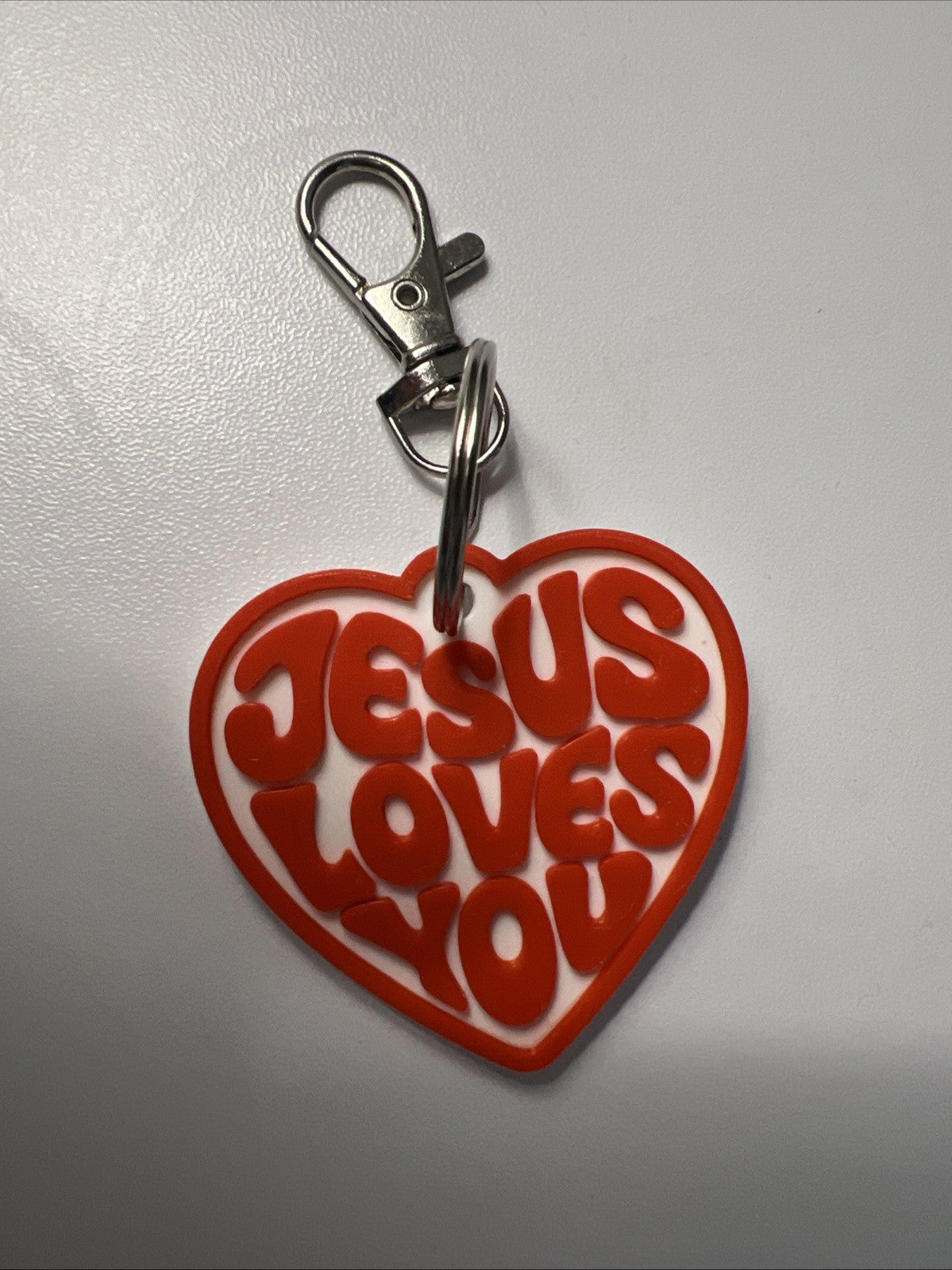 Jesus Loves You Keychain - 3D Printed