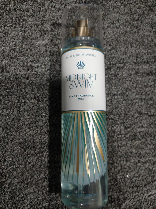 Bath and Body Works Midnight Swim Fine Fragrance Mist New 8 fl oz