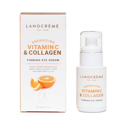 Eye Serum Energizing Vitamin C & Collagen Brightener Firming Lanocreme New