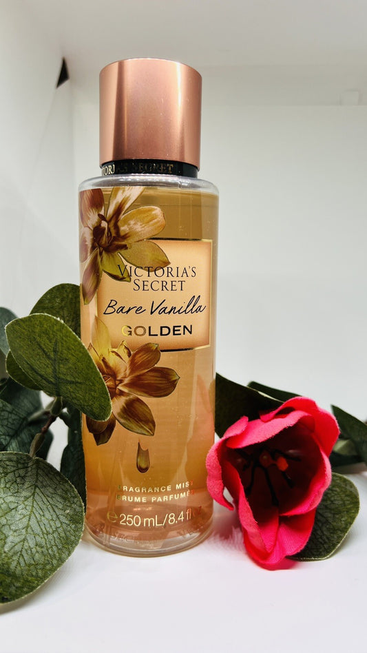 VICTORIA'S SECRET BARE VANILLA GOLDEN BODY MIST 8.4 FL OZ