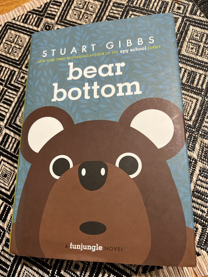  Bear Bottom ( A funjungle Novel) Hard cover book by Stuart Gibbs