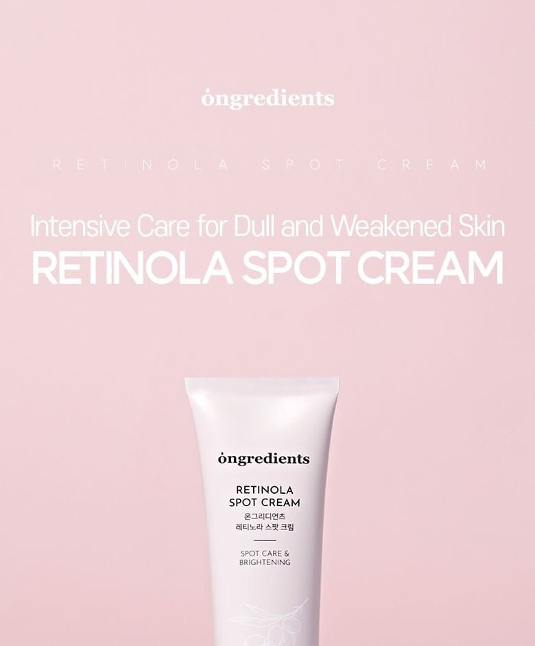 Ongredients Retinola Spot Cream 30ml (1.01oz)  2x Tubes