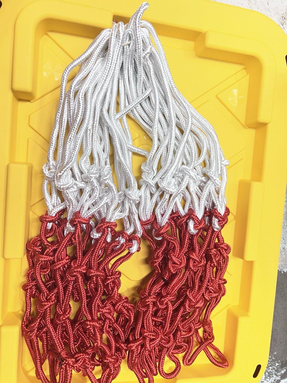 Basketball Net Replacement 12 Loops Red Heavy Duty Anti Whip - 2pk