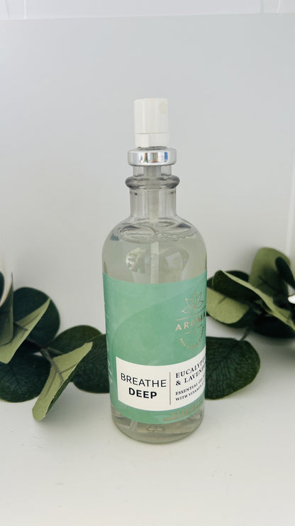 Bath & Body Works Aromatherapy Breathe Deep EUCALYPTUS LAVENDER Mist 5.3 oz NEW