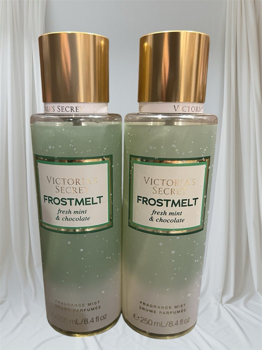 VICTORIA'S SECRET FROSTMELT FRAGRANCE BODY MIST SPRAY SPLASH 8.4 oz NEW 2x