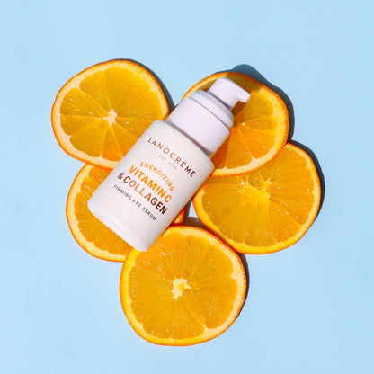 Eye Serum Energizing Vitamin C & Collagen Brightener Firming Lanocreme New
