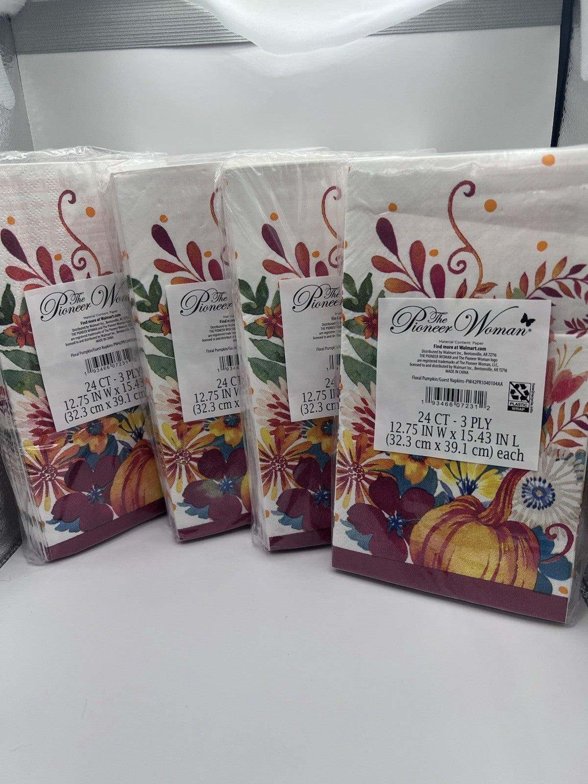 Pioneer Woman Patriotic Napkin 4 Packs