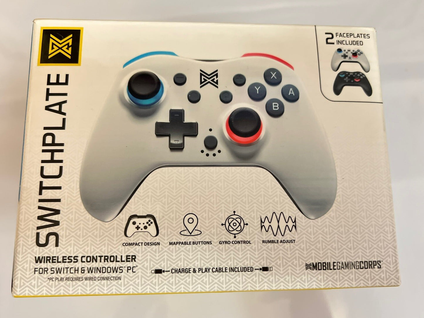 Open Box Switchplate Wireless Gaming Controller for Nintendo Switch/Windows PC