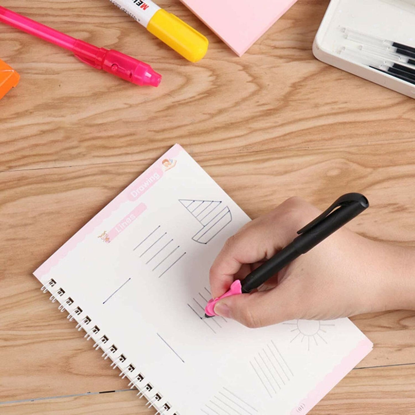 English Magic Practice Copybook Magic Calligraphy That Can Be Reused