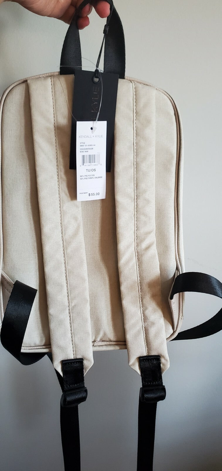 Kendall +Kylie Ladies Backpack/ BEIGE /Nude