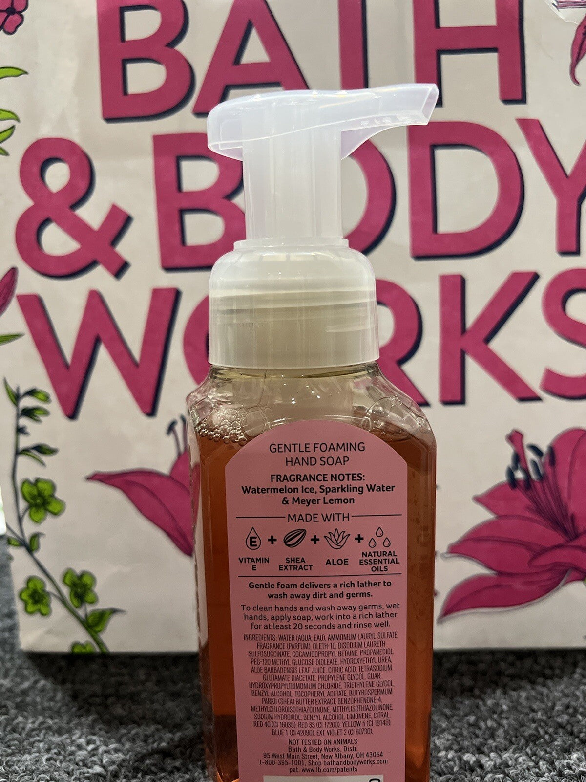 Bath and Body Works Watermelon Lemonade Foaming Hand Soap 8.75 fl oz
