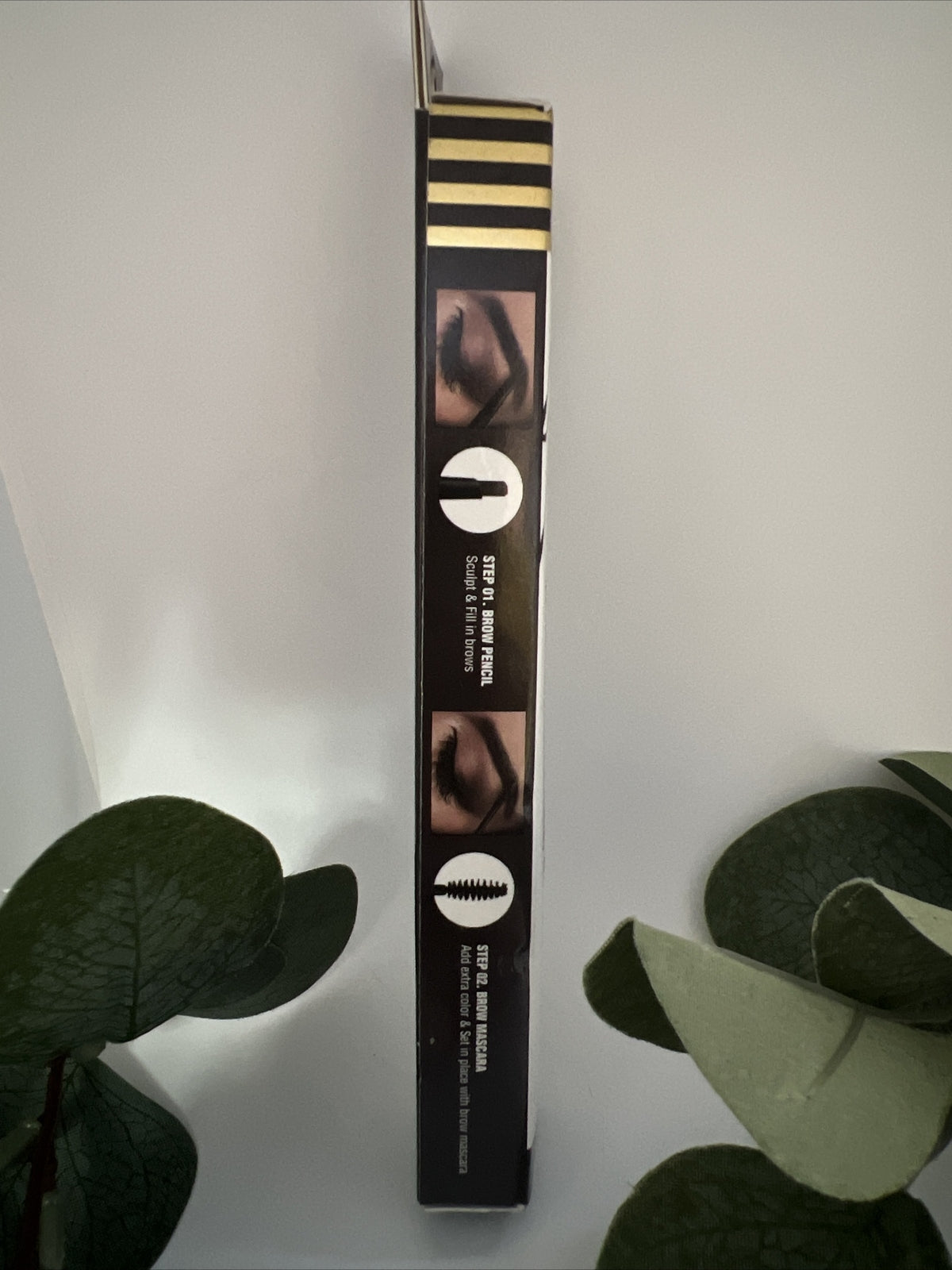Eyebrow  Pencil & Mascara Duo /Secret of Pharaoh- "Natural Black" - NIB