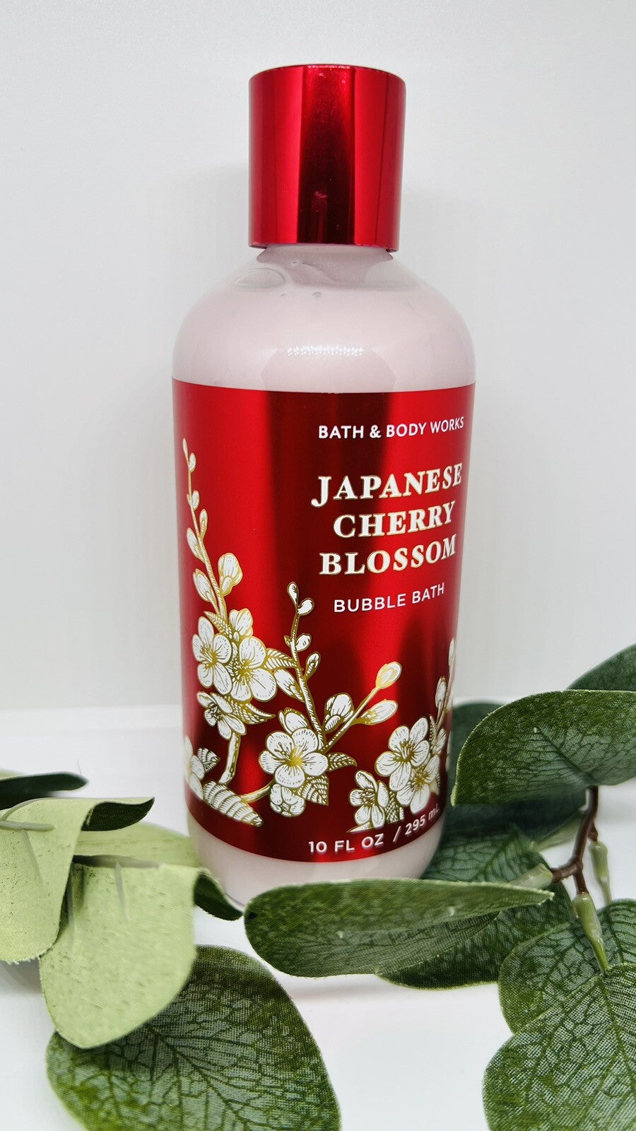 Bath & Body Works JAPANESE CHERRY BLOSSOM Bubble Bath 10 fl oz w/ Plastic Wrap