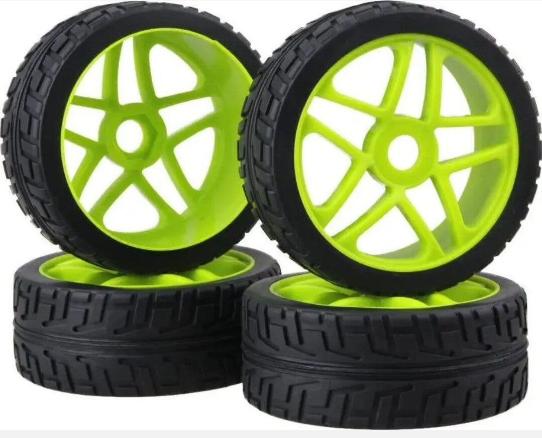 BQLZR 17mm RC 1:8 Off-Road Car Star Hub Tires for Running On The Cement Ground 4