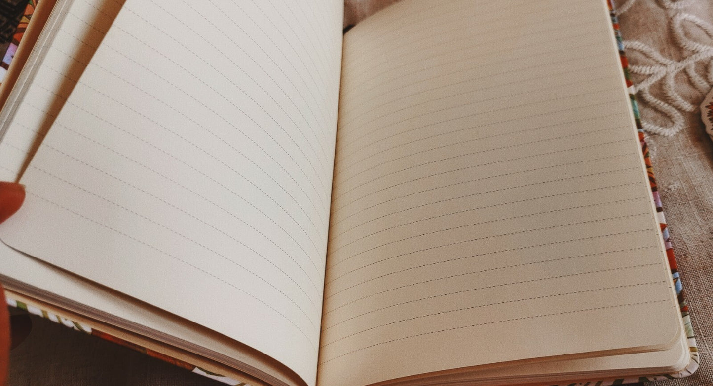 Journal Ruled Notebook Hardcoverwith Premium Thick Paper 5.5" with FREE STICKERS