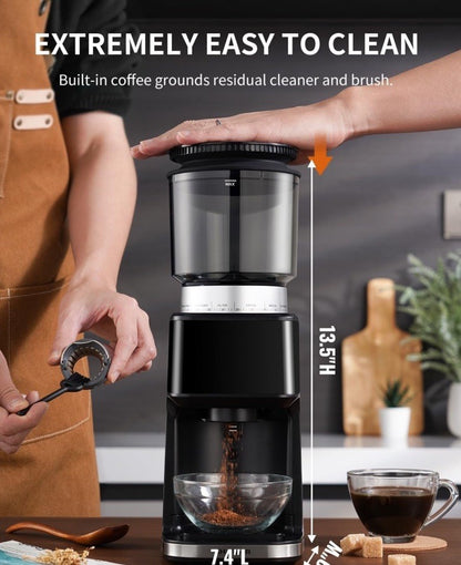 SHARDOR Conical Burr Espresso Coffee Grinder Electric  Anti Static Open box