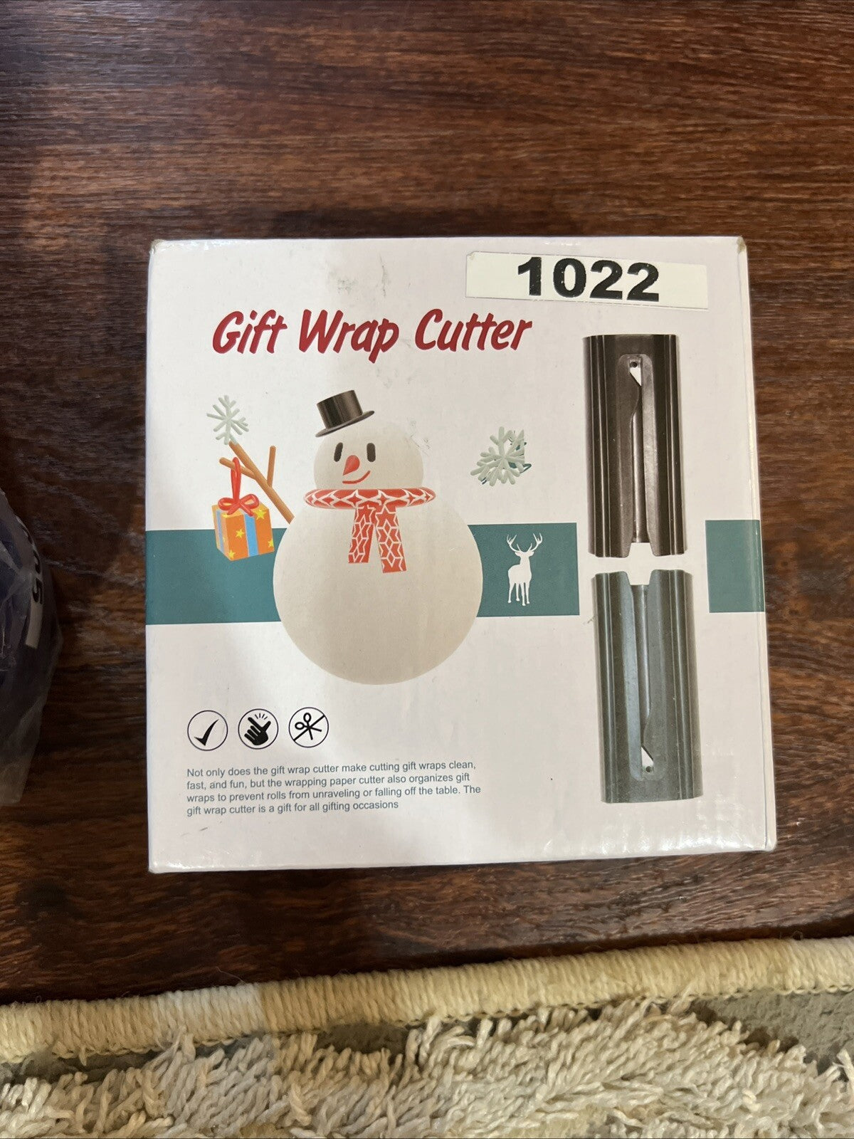 Gift Wrap Cutter, Wrapping Paper Cutter, Portable Xmas Christmas Cutter, 2 Pc